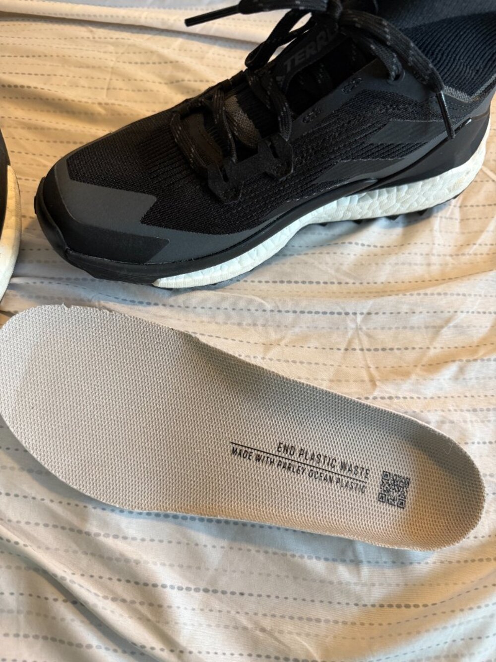 Adidas Terrex Free Hiker 2.0 GORE-TEX Women's 7.5 Waterproof Hiking Shoe blac NE - Picture 5 of 8